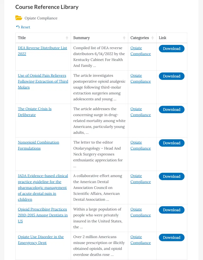 CE Dojo's course reference library