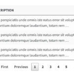 Pagination style full with numbers