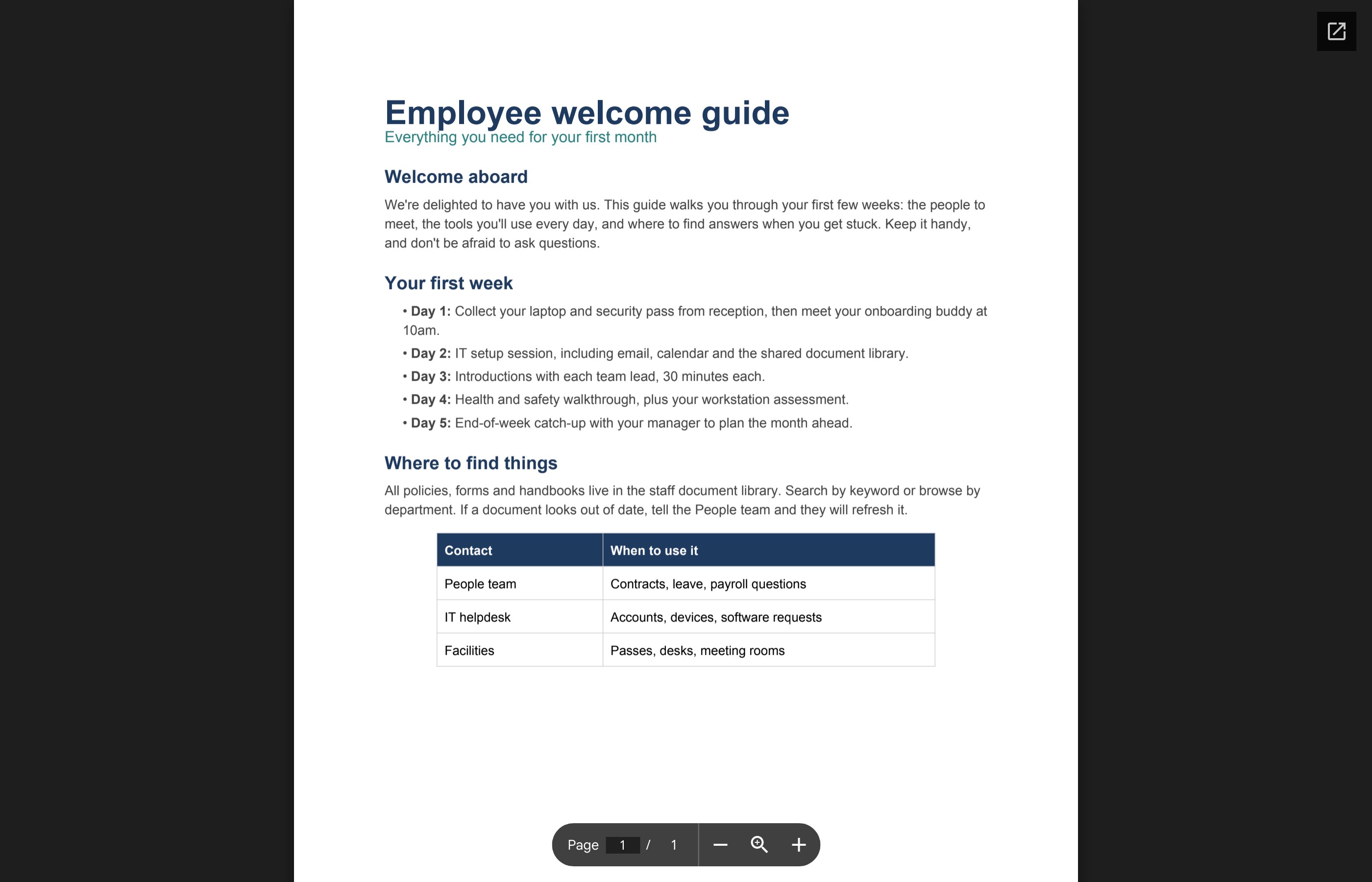 PDF embedded from Google Drive displayed in the Drive document viewer with page and zoom controls